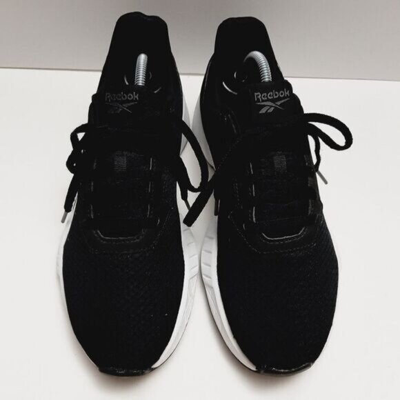 REEBOK / Athletic Running Shoes B&W Mesh Runners GW8702 Sz 8 - Picture 5 of 16